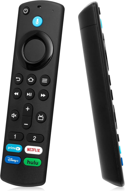 Replacement Remote Control for TV Stick(2nd Gen/3rd Gen/4K/4K Max/Lite), TV Cube, for All Insignia/Toshiba/Pioneer Smart TVs